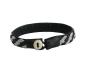 Preview: Rentierlederarmband mit Hornknopf, schwarz